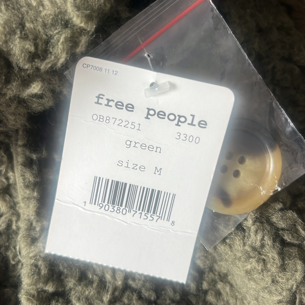 🎉HP🎉Free People So Soft Cozy Peacoat NWT - Picture 6 of 7